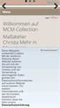 Mobile Screenshot of mcm-collection.de