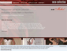 Tablet Screenshot of mcm-collection.de